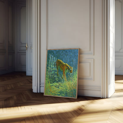 Emerald Tiger Wilderness Poster