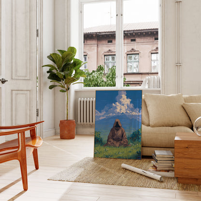 Poster Paesaggio Montagna Meditazione