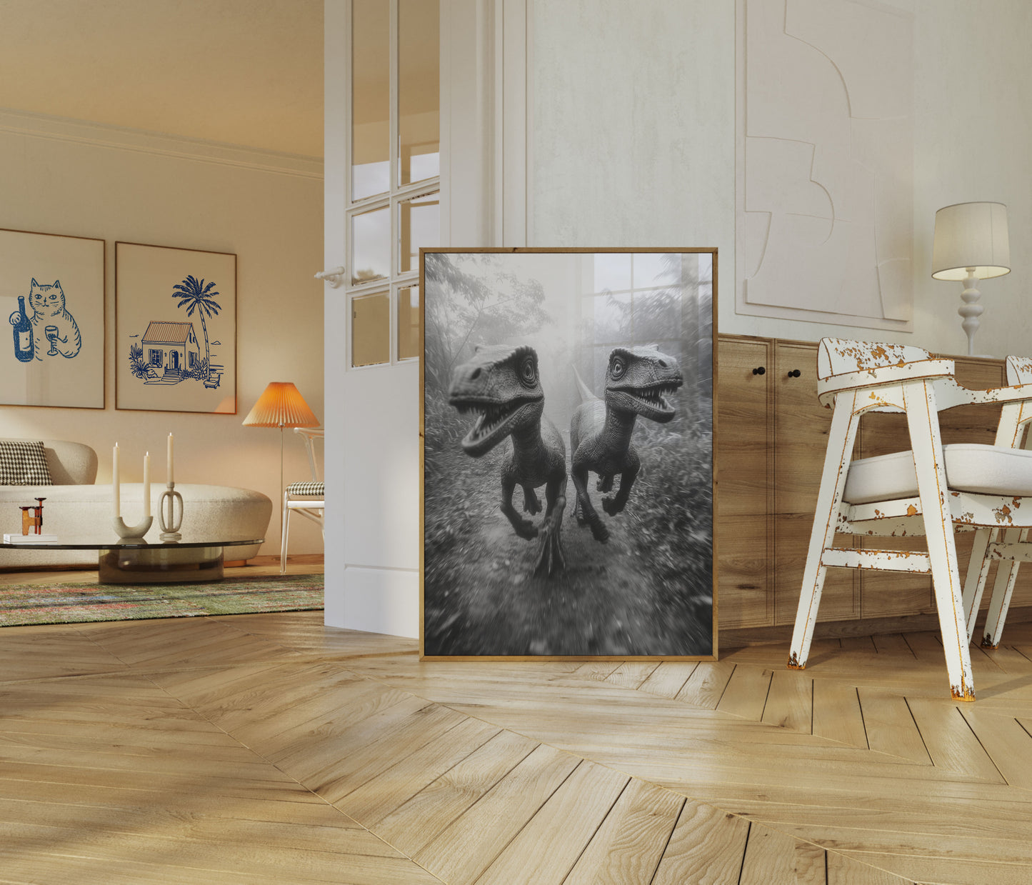 Prehistoric Predators in Motion Poster