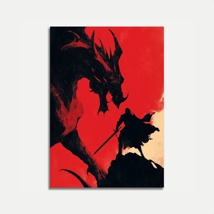 Dragon Knight Epic Battle Poster