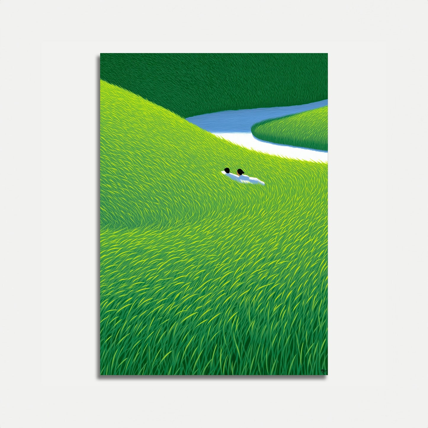 Affiche du Débit de la Rivière Verte