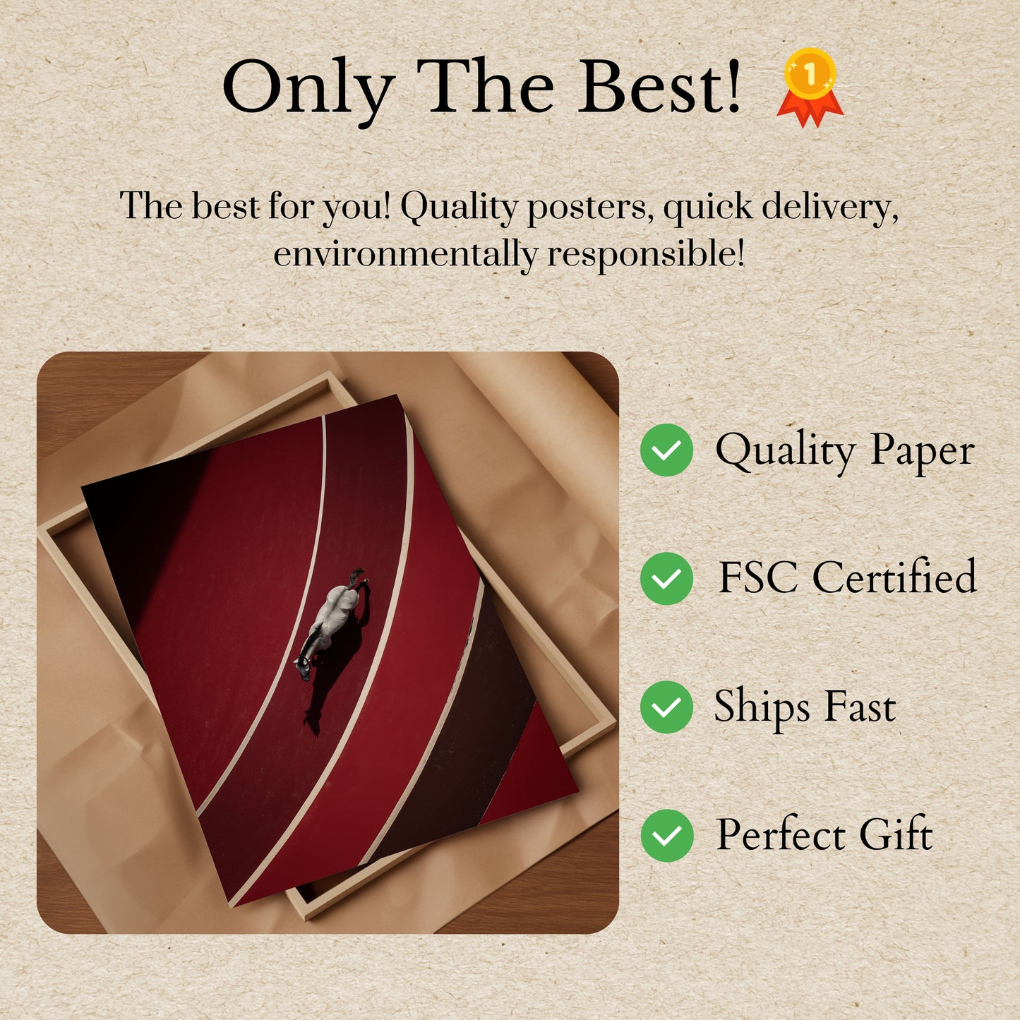 Running Horse Track Poster