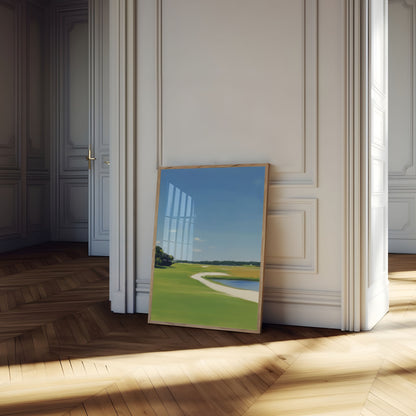 Serene Golf Course Landscape Poster