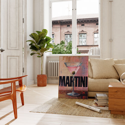 Classic Martini Cocktail Poster