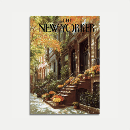 Autumn in New York City Poster