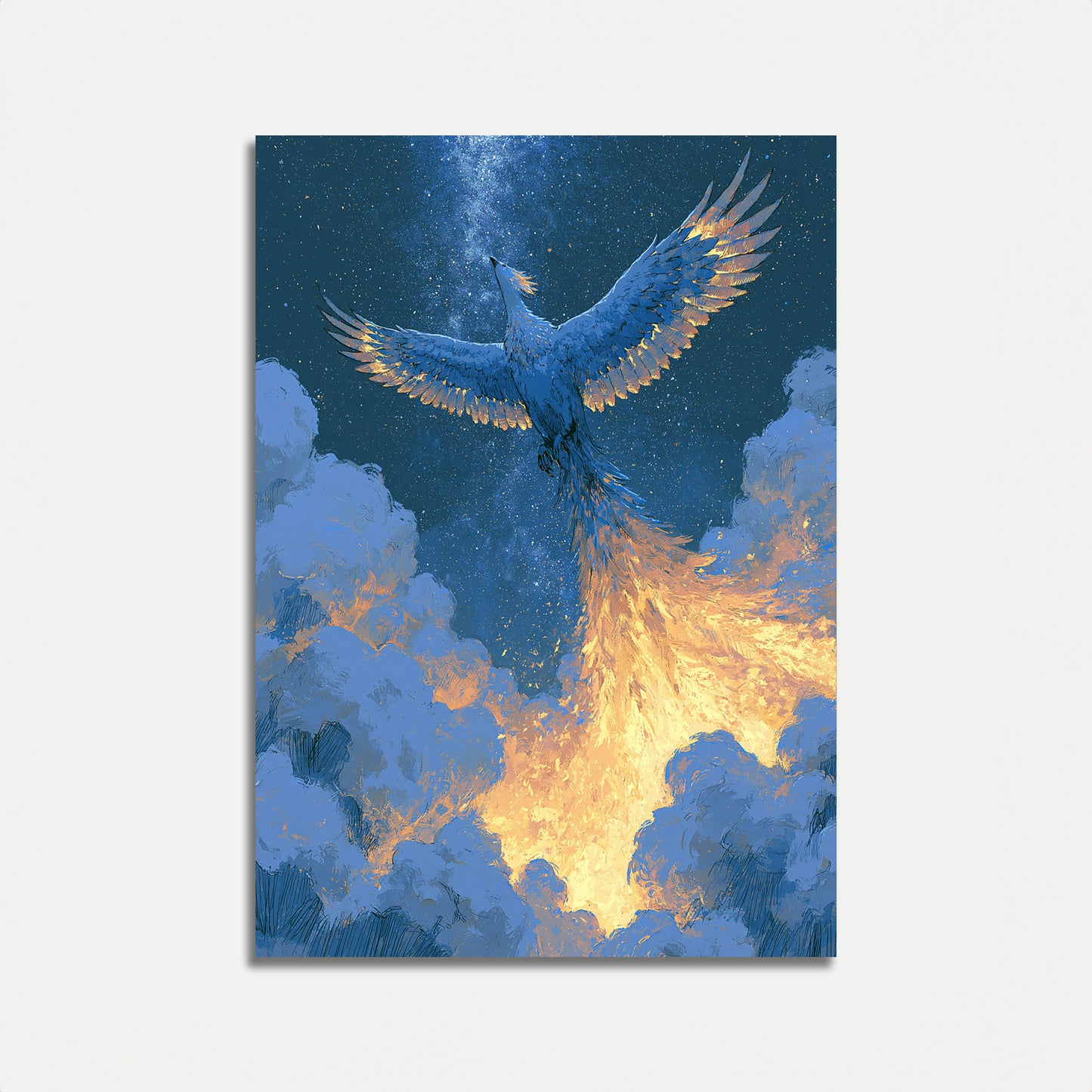 Himmliches Phönix-Aufstieg-Poster