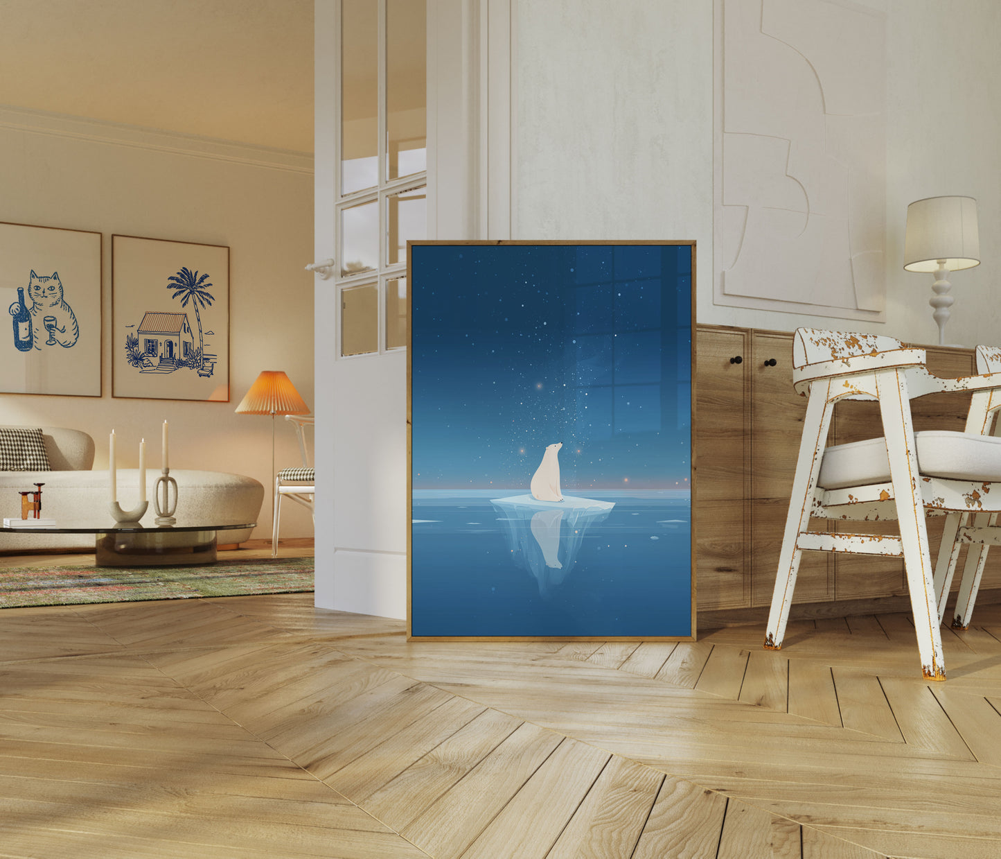 Cartaz do Urso Polar na Iceberg