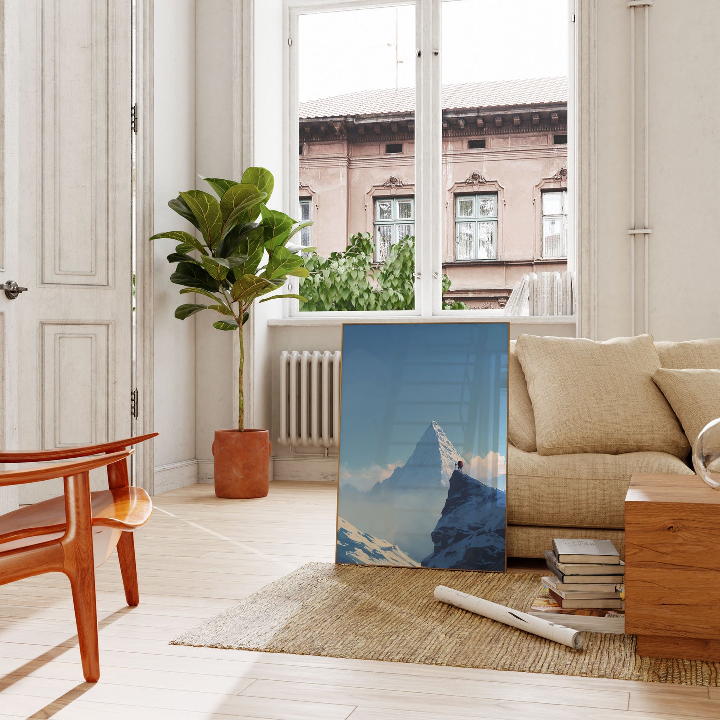 Majestic Alpine Conquest Poster