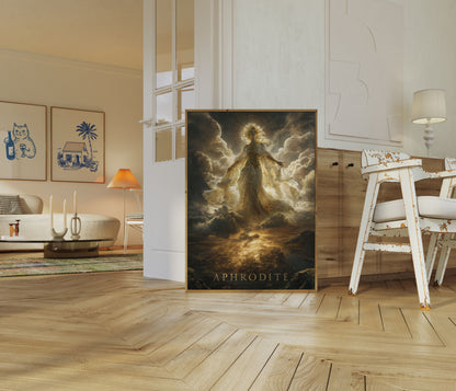 Aphrodite Goddess Divine Light Poster