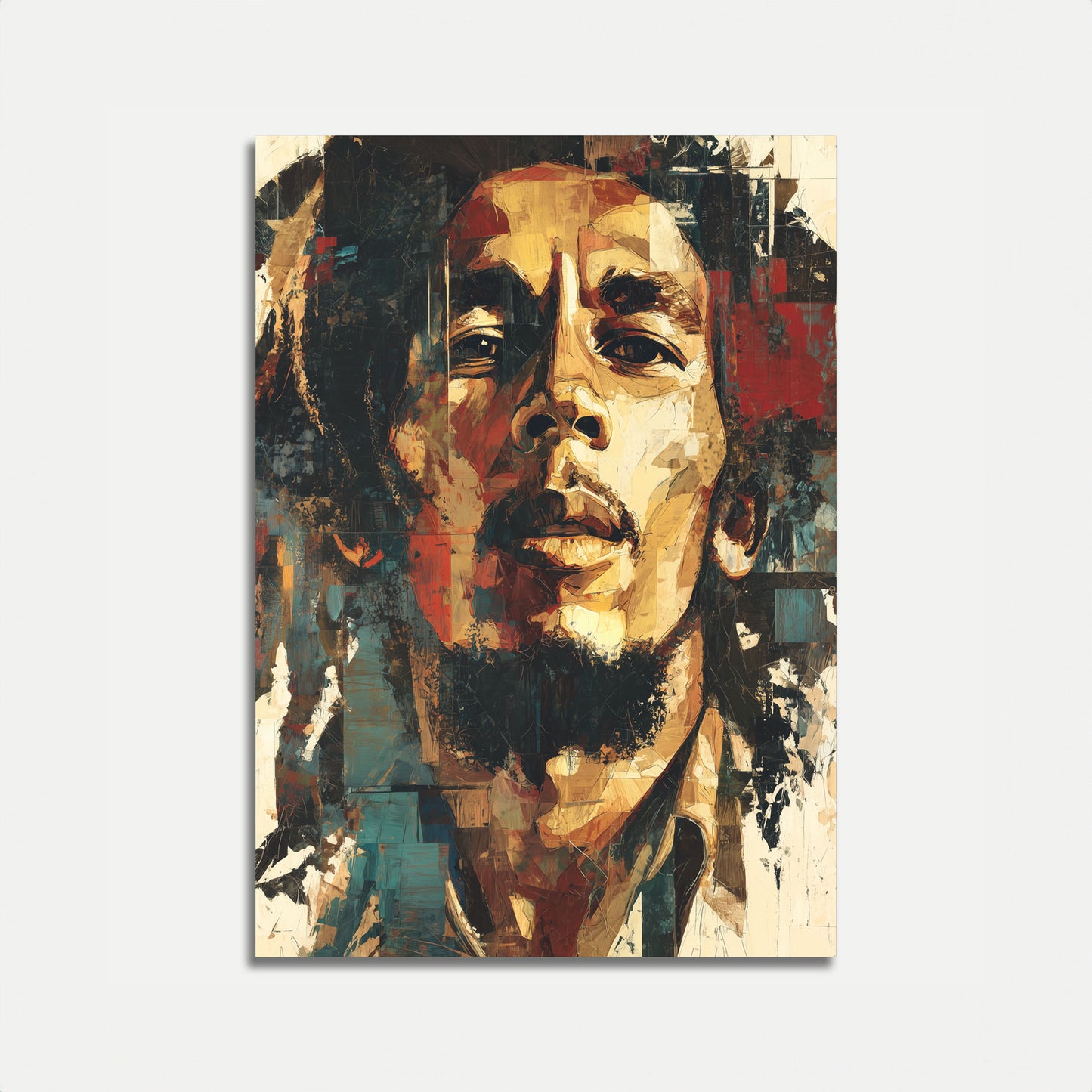 Ritratto Astratto Urbano Poster