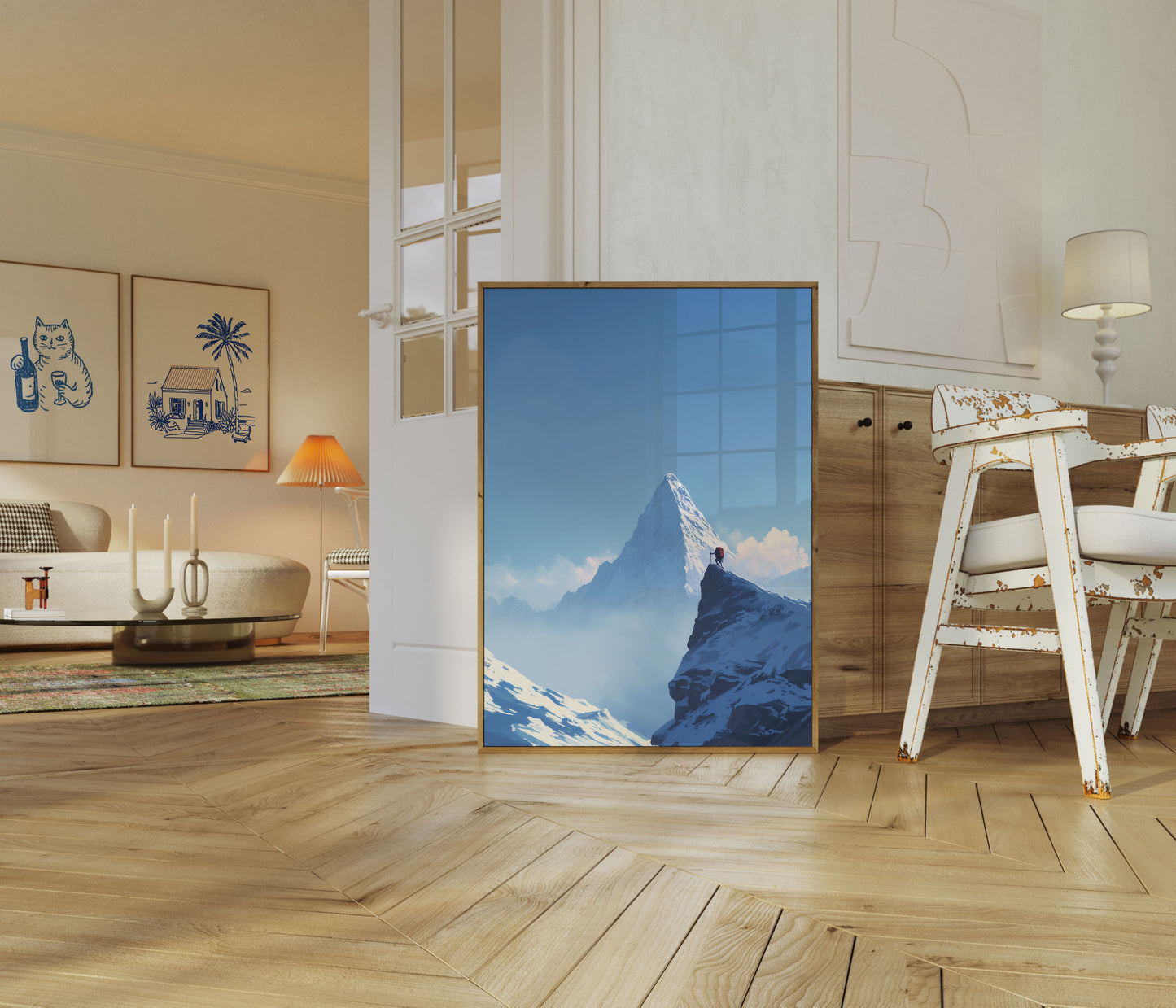 Majestic Alpine Conquest Poster