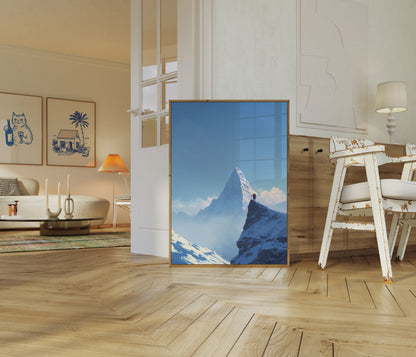 Majestic Alpine Conquest Poster