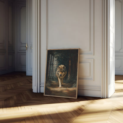 Lone Wolf Forest Prowl Poster