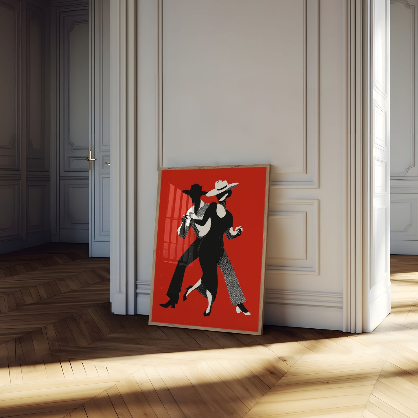 Passionate Tango Dance Poster