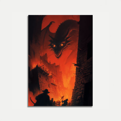 Draak's Apocalyps Gevecht Poster