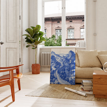 Blue Mountain Great Wall Poster