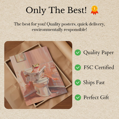 Pôster de Sapo Lendo Jornal