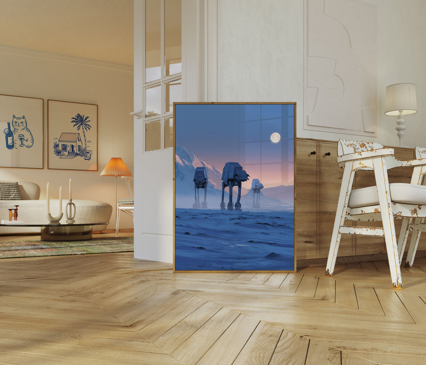 Imperiale Wandelaars Arctisch Landschap Poster