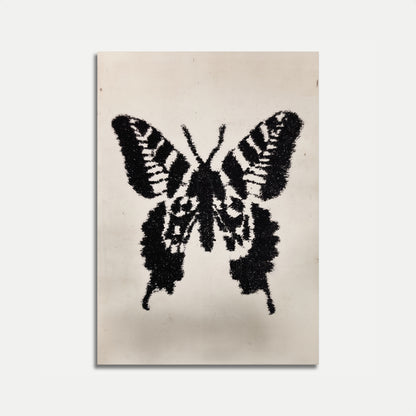 Abstract Butterfly Silhouette Poster