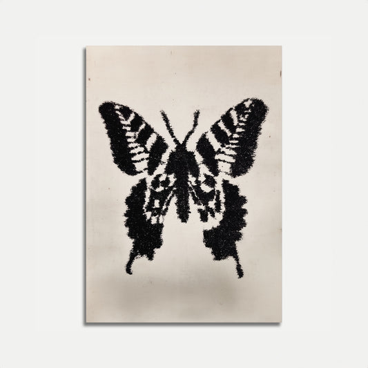 Abstract Butterfly Silhouette Poster