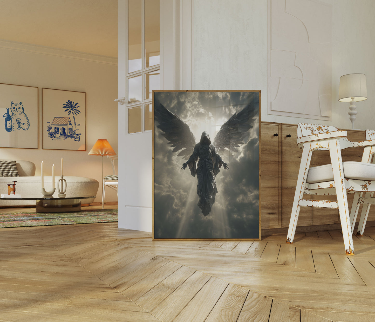 Ätherischer Schutzengel Poster