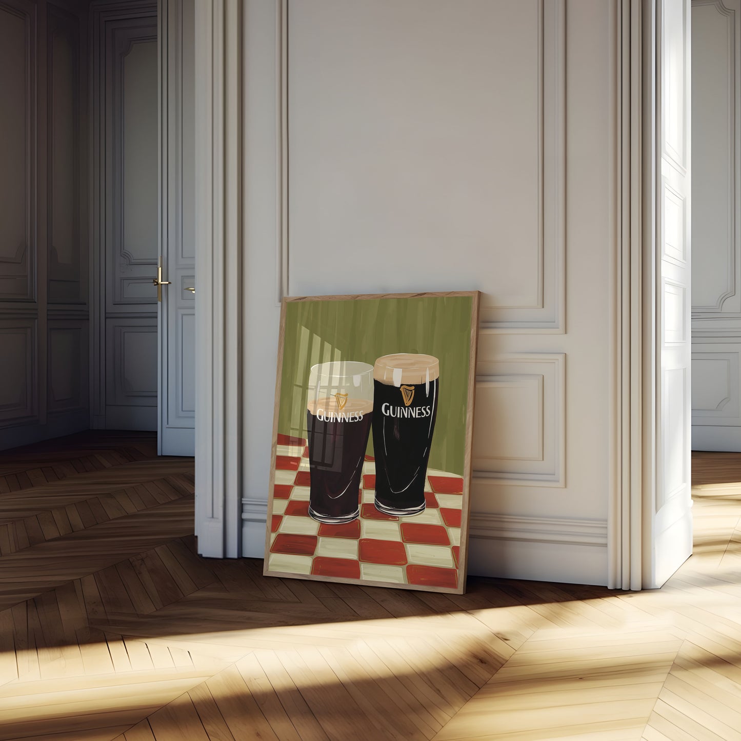 Classic Guinness Pub Art Poster