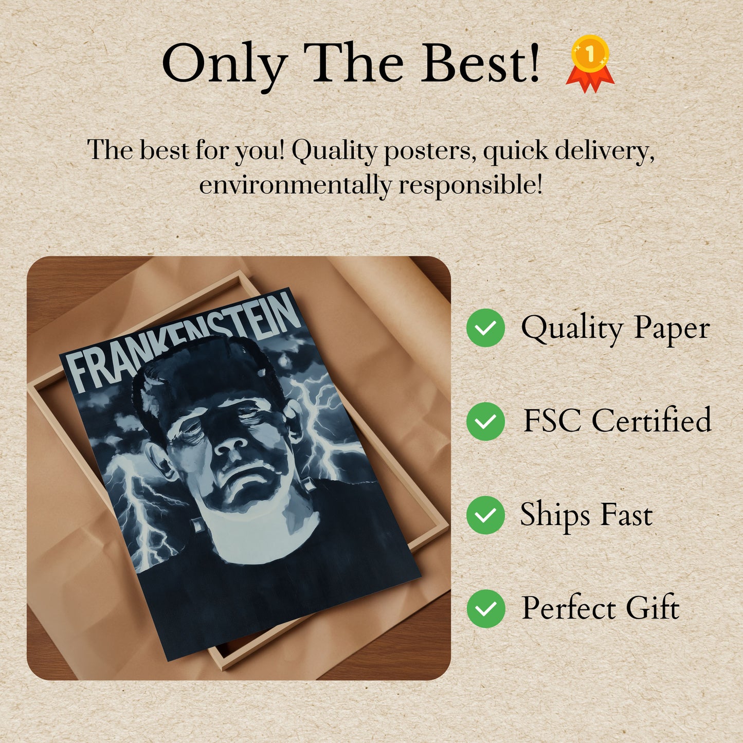 Frankensteins monster blixtposter