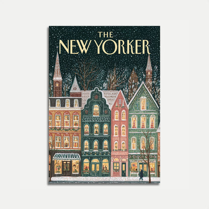 New York Winter Evening Poster