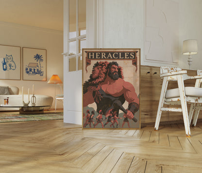 Heracles Greek Mythology Poster