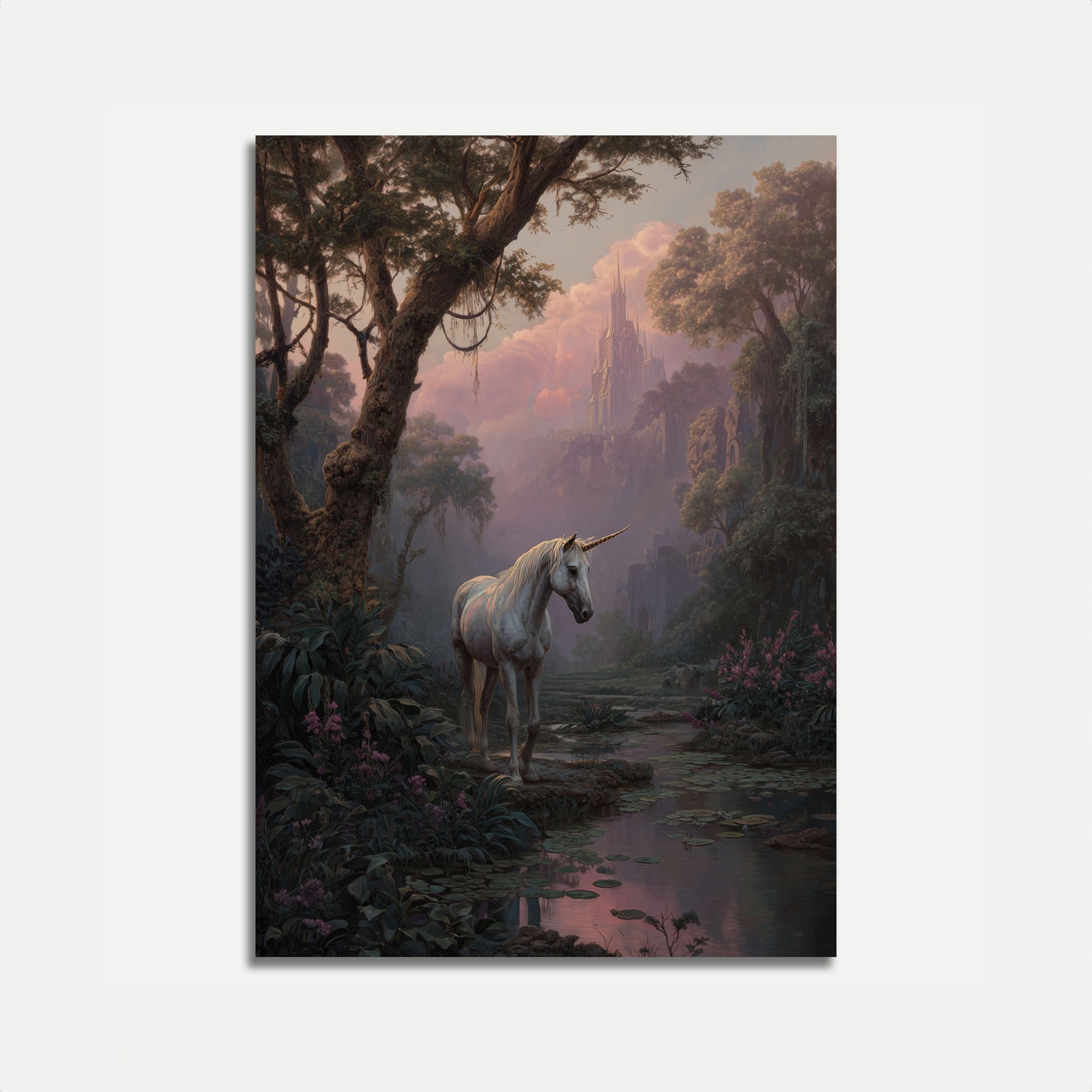 Poster della Foresta dell'Unicorno Mistico
