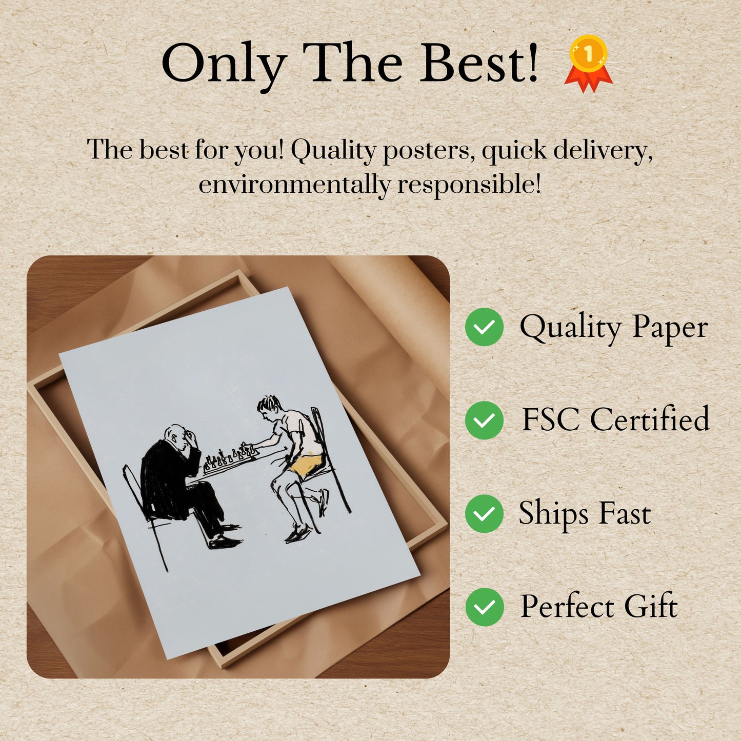 Schachmeister Strategieposter