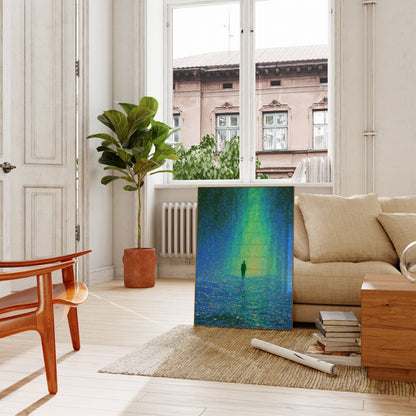 Solitary Journey Through Light Poster