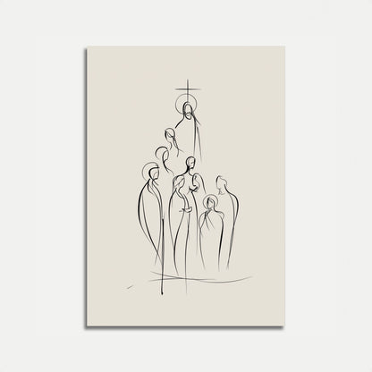 Divine Minimalist Faith Poster