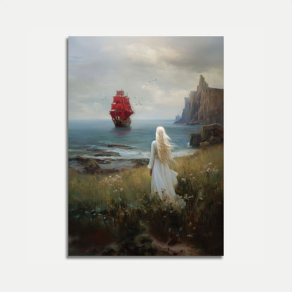 Scarlet Sails Mystical Journey Poster