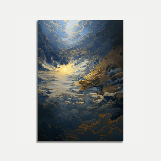 Celestial Dragon Sky Poster
