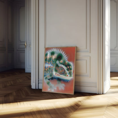 Mystical Dragon Spirit Poster