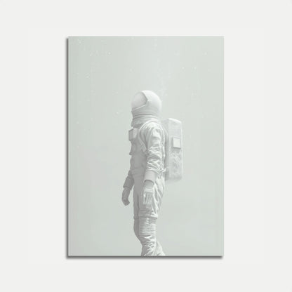 Solitary Spaceman Minimalist Poster