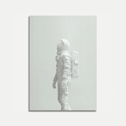 Solitary Spaceman Minimalist Poster