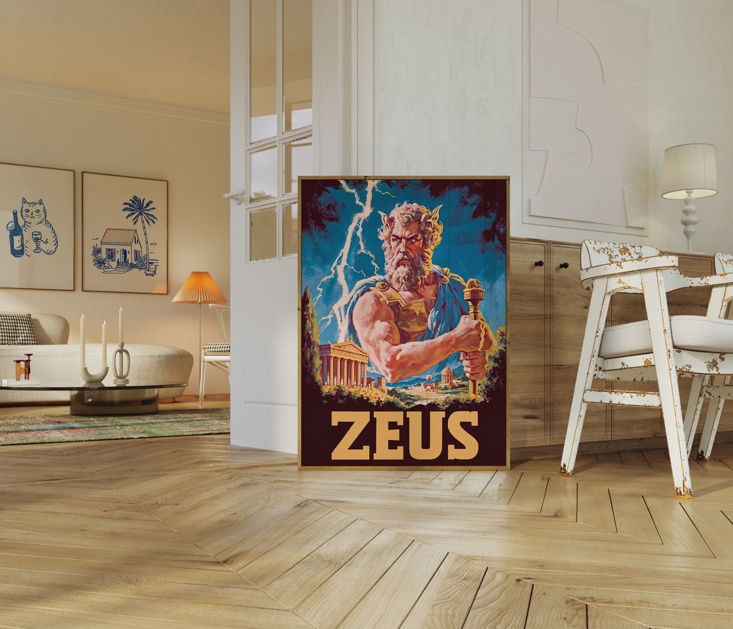 Zeus King of Gods Poster