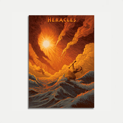 Heracles Battling the Sea Poster
