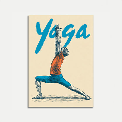 Levendig Yoga Flow Poster