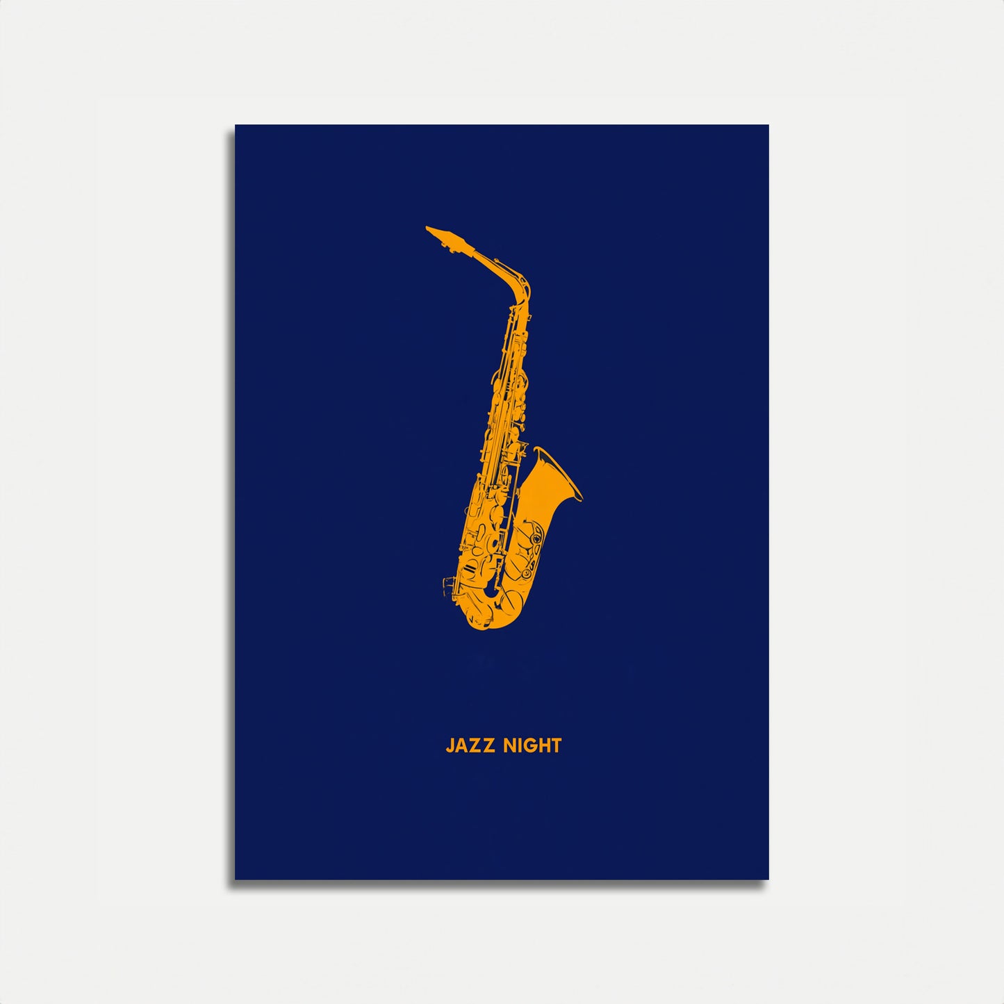 Gyllene Saxofonjazzkväll Affisch