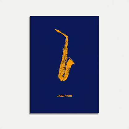 Gyllene Saxofonjazzkväll Affisch