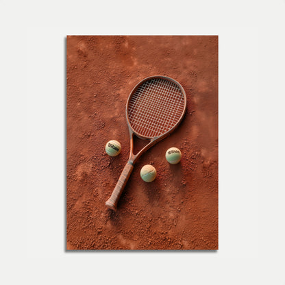 Clay Court Tennis Passion Poster