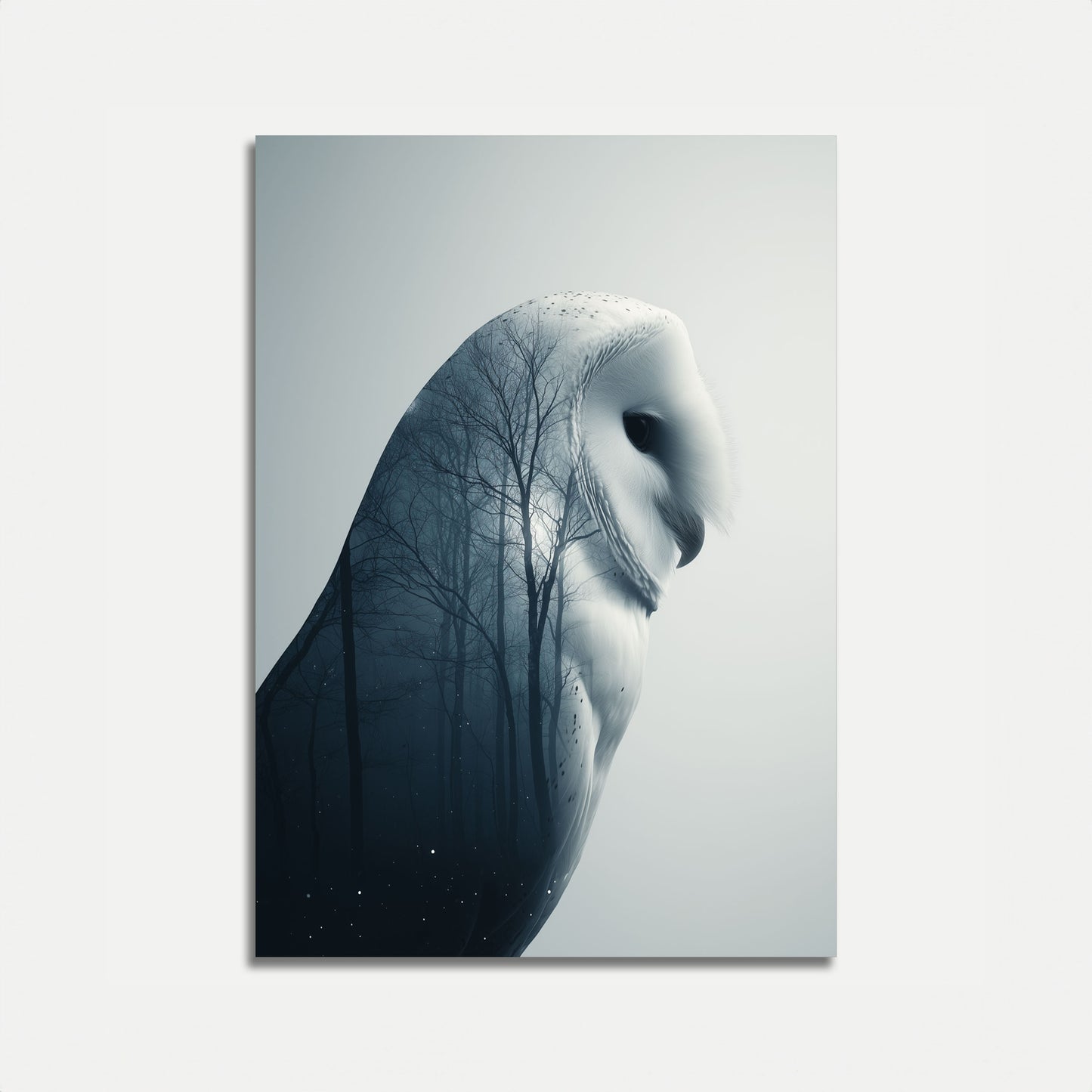 Owl Forest Spirit Poster