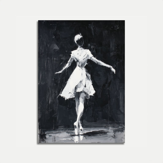 Elegant Ballet Silhouet Poster