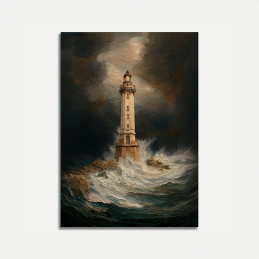 Plakat Latarnia Morska Burza Fale