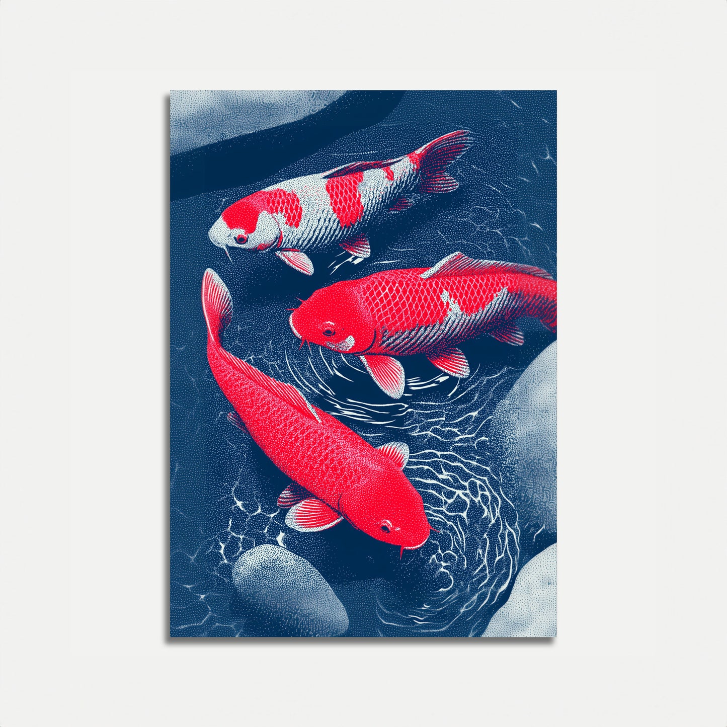 Koi Fish Harmony Poster