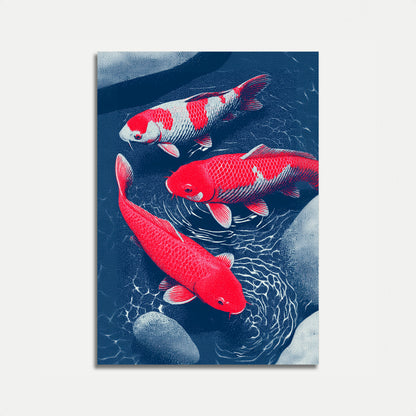 Koi Fish Harmony Poster