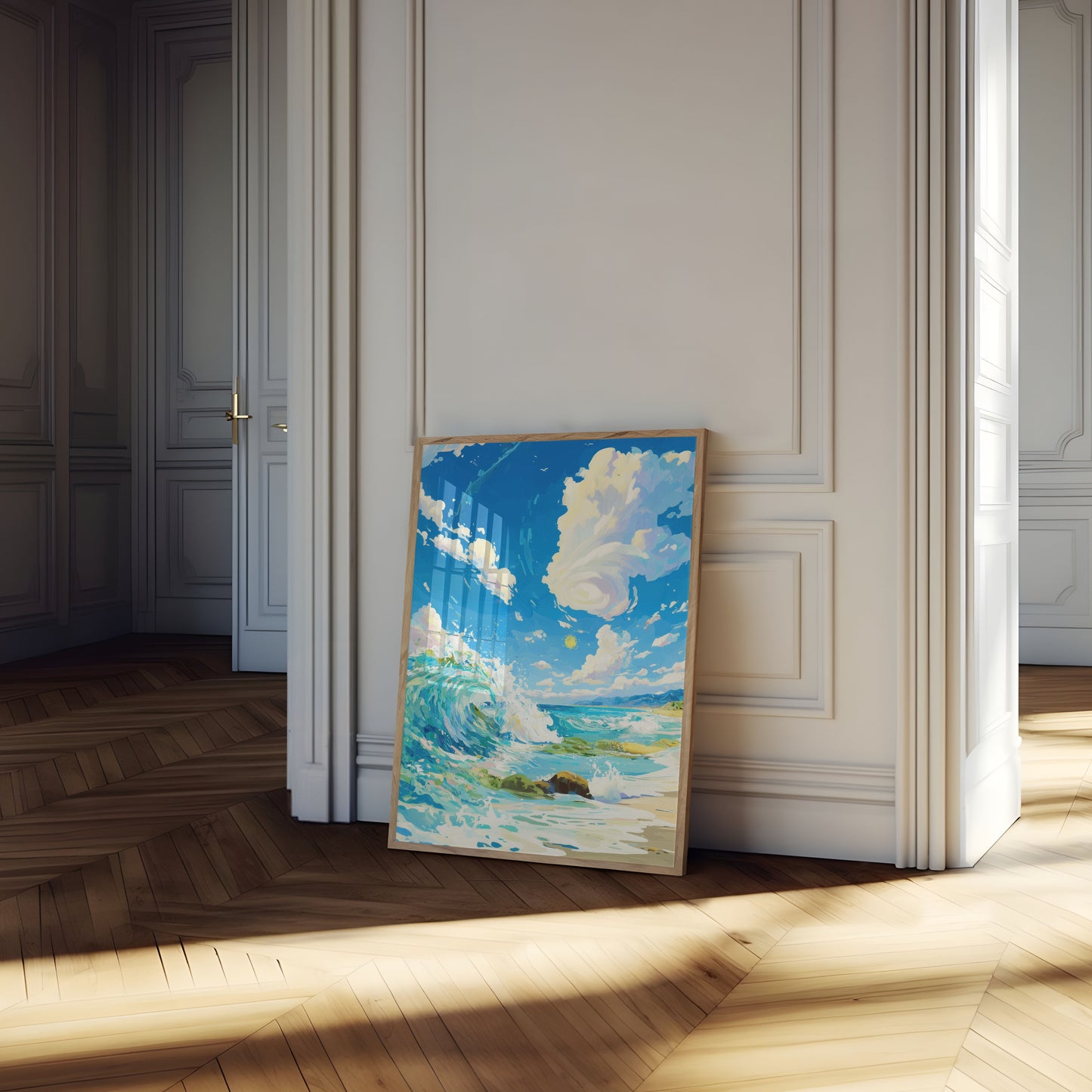 Ocean Wave Dreamscape Poster